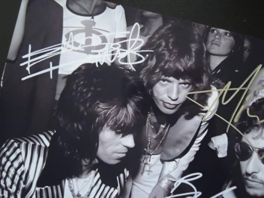 Amazon.co.jp: A4 額付き ポスター The Rolling Stones ミック